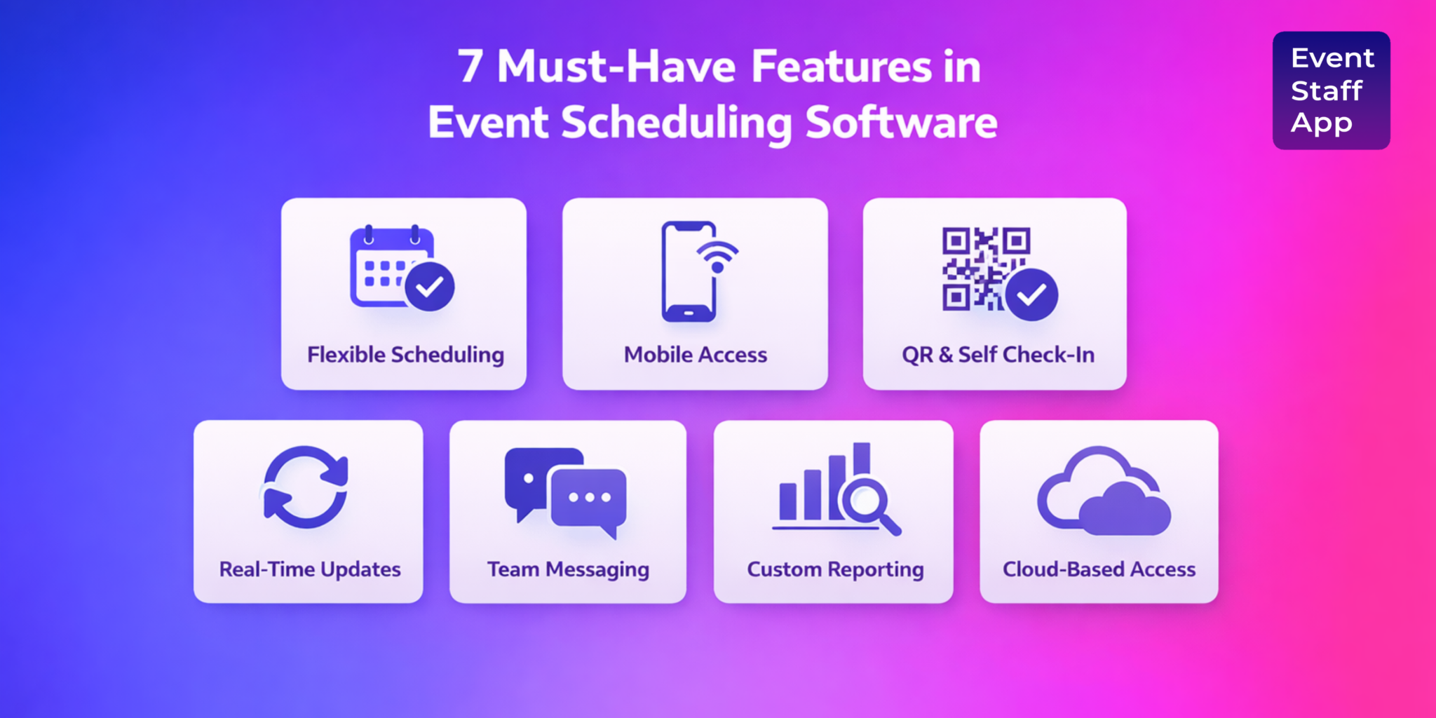 7 Must-Have Features in Modern Event Scheduling Software - Event Staff App