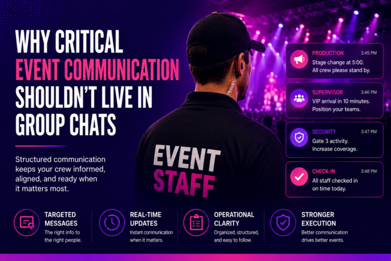 Why Critical Event Communication Shouldn’t Live in Group Chats